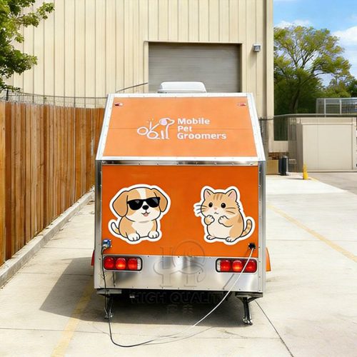Customizable Dog & Cat Grooming Trailer, Fully Equipped