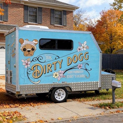 Pet Grooming Trailer, Dog Grooming Trailer, Mobile Pet Grooming Vehicle for Sale